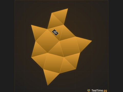 Foundation footprint of Origami Wedge