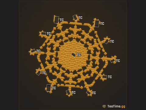 Foundation footprint of Ironclad Reef