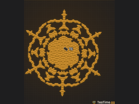 Foundation footprint of Fluted Colossus