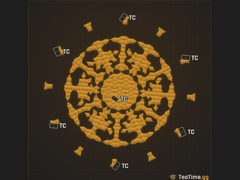 Foundation footprint of SNOWMAN V3