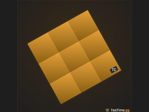 Foundation footprint of Roleplay shack