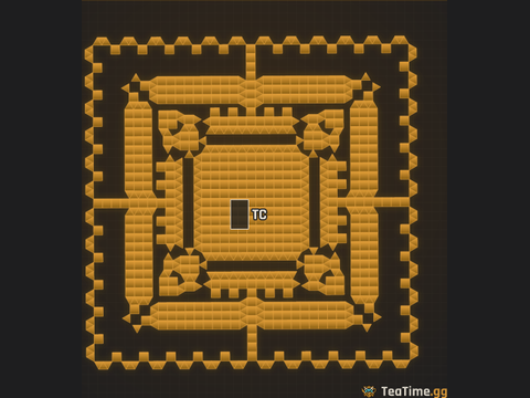 Foundation footprint of Grid Bastille