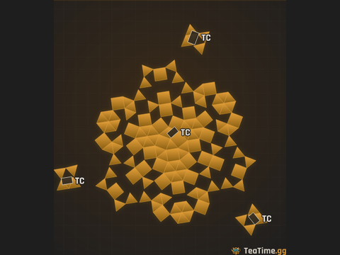 Foundation footprint of Bristle Spire