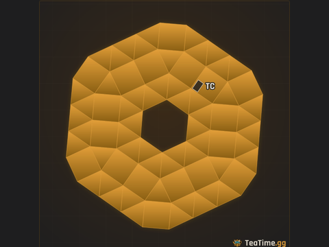 Foundation footprint of The Elisium Crab