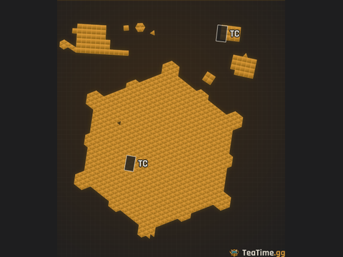 Foundation footprint of Platform Colossus