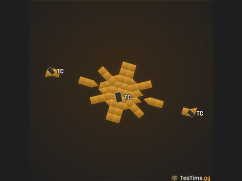 Foundation footprint of The Crux
