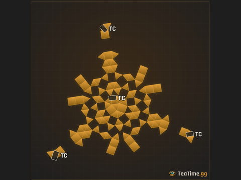 Foundation footprint of Gantry Quad
