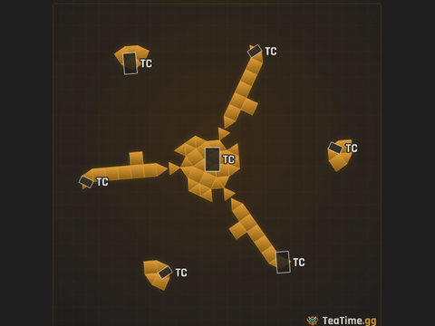 Foundation footprint of Satellite Cordon