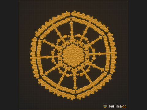 Foundation footprint of Clockwork Mandala