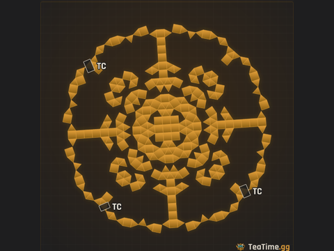 Foundation footprint of Aero Wreath