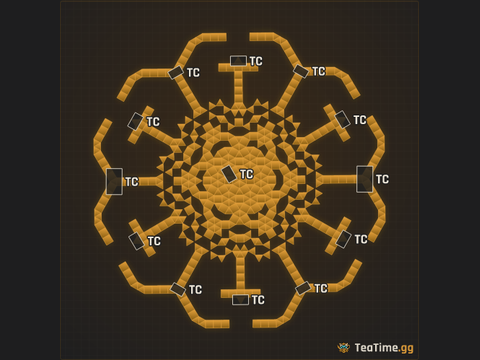 Foundation footprint of Leviathan Bullring