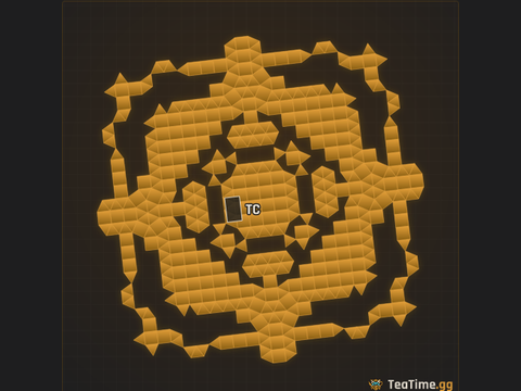 Foundation footprint of War Ziggurat