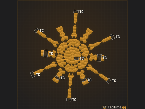 Foundation footprint of Lattice Carillon