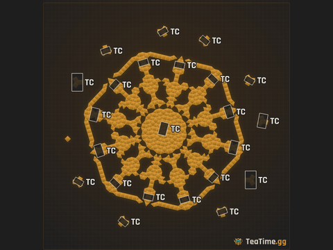 Foundation footprint of Colossal Battery