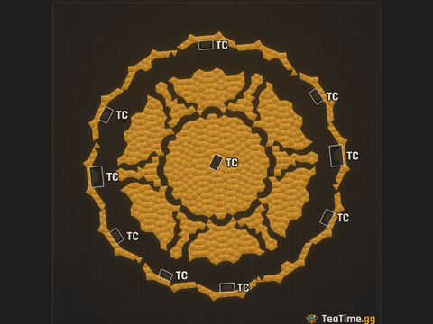 Foundation footprint of Leviathan Ringwall
