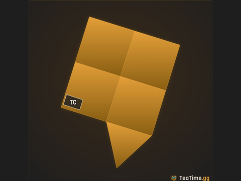 Foundation footprint of Bait Wedge