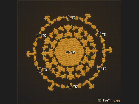 Foundation footprint of Layered Calyx