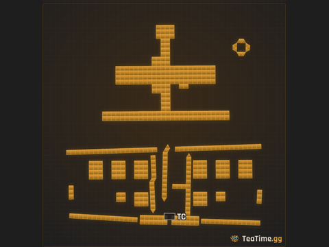 Foundation footprint of Barracks Grid