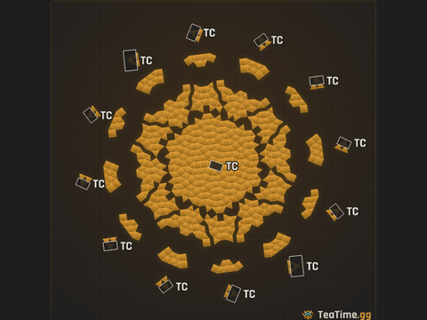 Foundation footprint of The Mist Crown