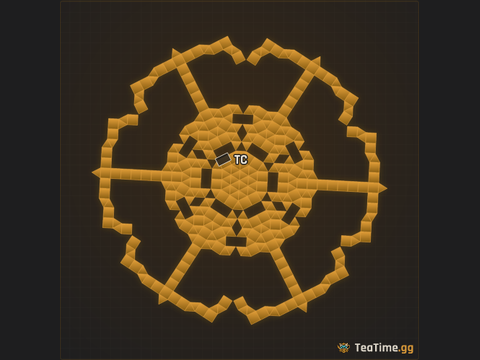 Foundation footprint of The Hollow Ring