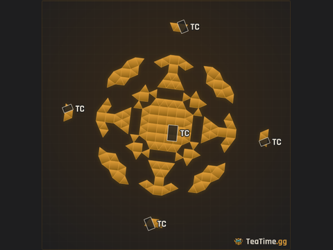 Foundation footprint of Gantry Web