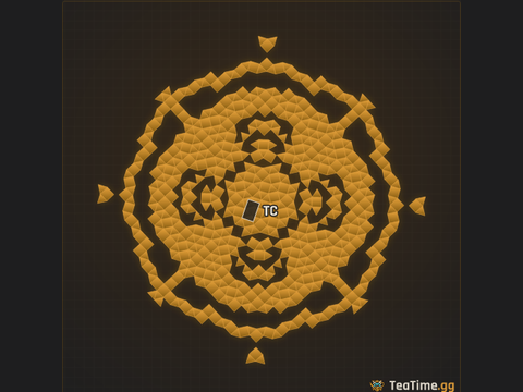 Foundation footprint of Ivory Wreath