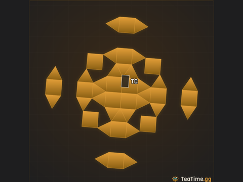 Foundation footprint of Gale Barricade