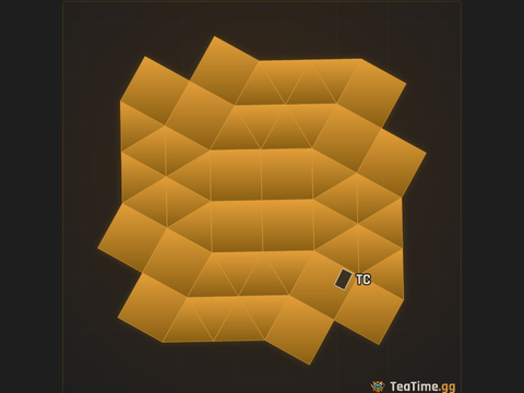 Foundation footprint of Banshee 3.0 Extended