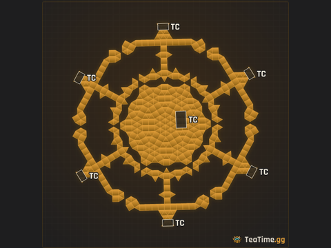 Foundation footprint of The Checkered Hive
