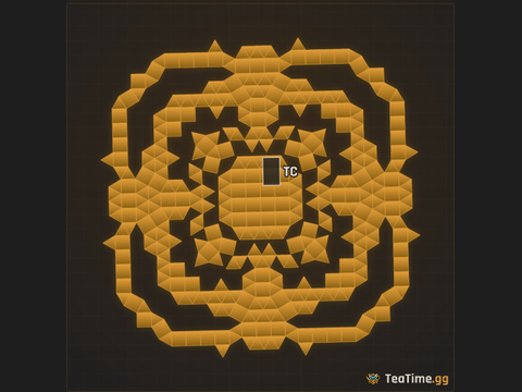 Foundation footprint of Turbine Hive