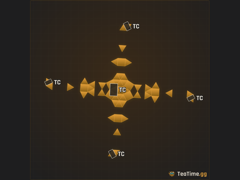 Foundation footprint of Trefoil Strider