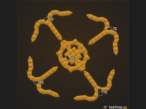 Foundation footprint of Ripple Rampart