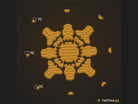 Foundation footprint of The Sugarcubes