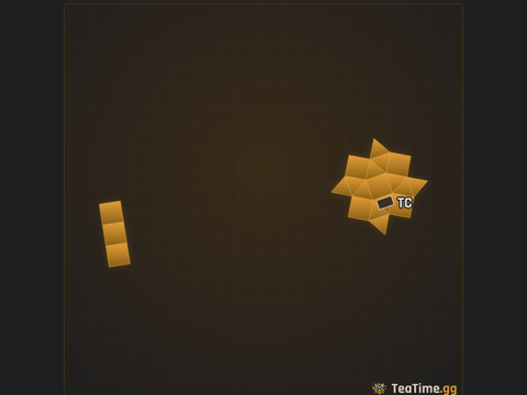 Foundation footprint of Christmas Base