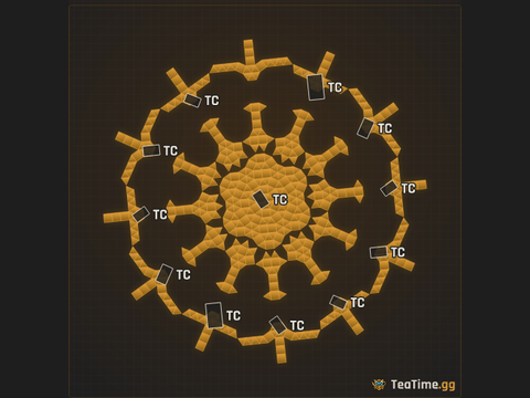 Foundation footprint of Orbital Ringwall