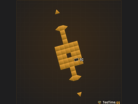Foundation footprint of Piston Monolith