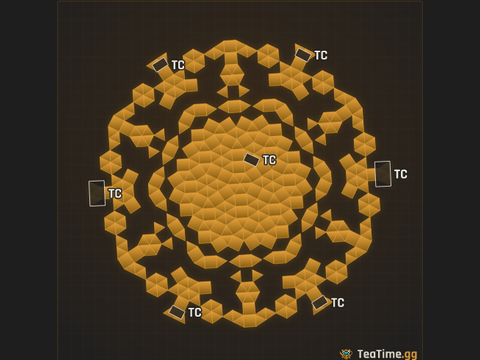 Foundation footprint of The Whorl