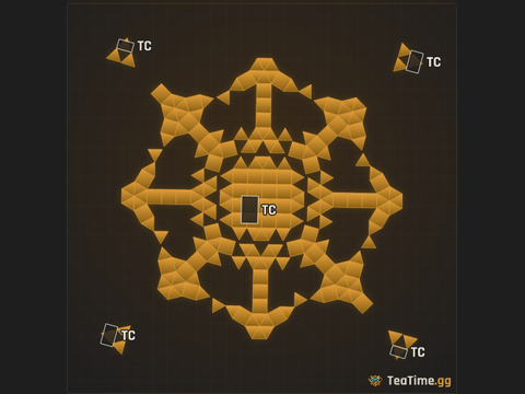 Foundation footprint of Dreadnought Crab