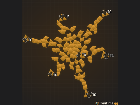 Foundation footprint of The Iron Citadel V.2