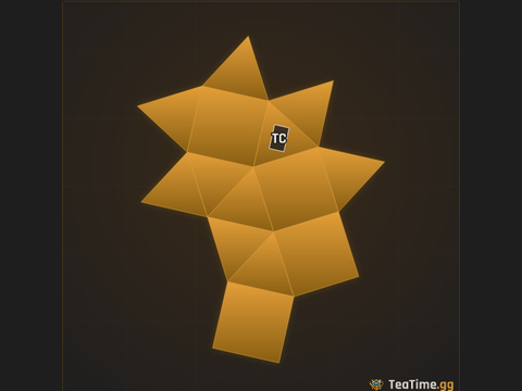 Foundation footprint of Rusty Star