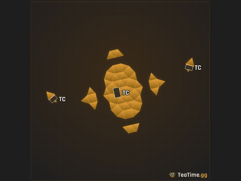 Foundation footprint of Barbed Triad