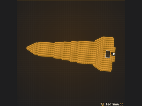 Foundation footprint of STAR DESTROYER