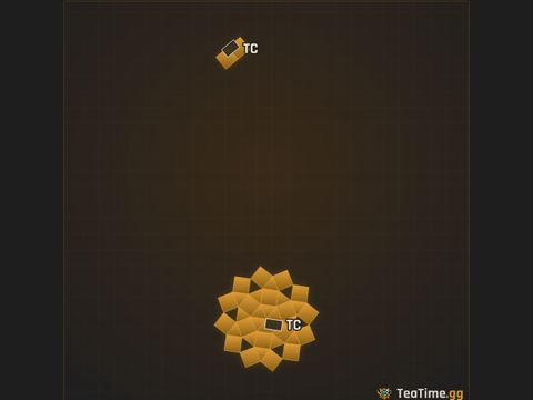Foundation footprint of Corner Phantom