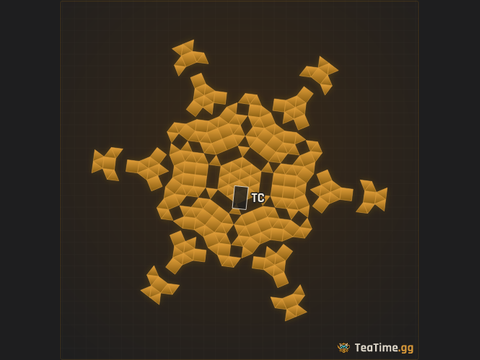 Foundation footprint of Octopod Dynamo