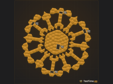 Foundation footprint of Tempest Tier