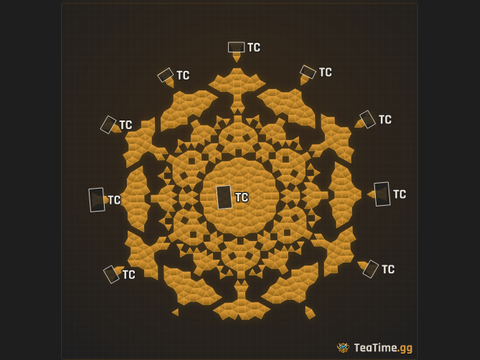 Foundation footprint of Obsidian Blossom