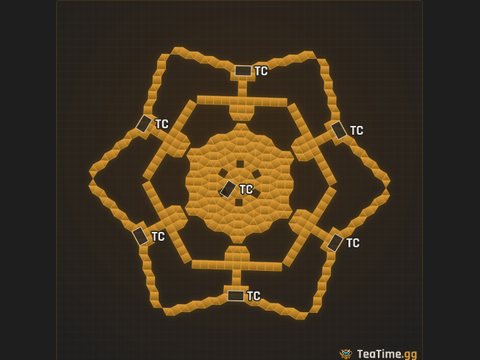 Foundation footprint of Starwork Leviathan