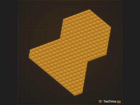 Foundation footprint of Behemoth Ziggurat