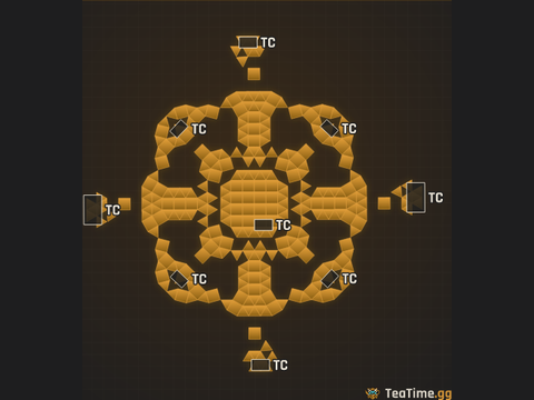 Foundation footprint of War Lotus