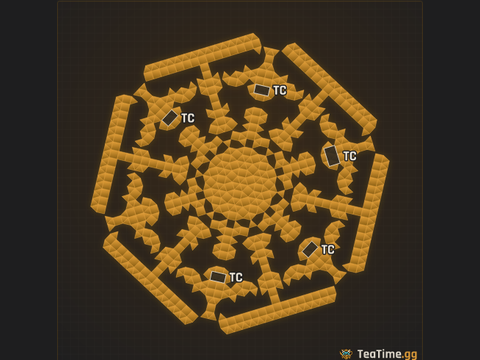Foundation footprint of The Open Circus